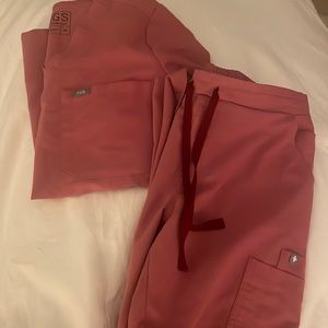 COPY - Figs XS scrub set pink. Xs catrina one pocket scrubs too. XS scrubs pants